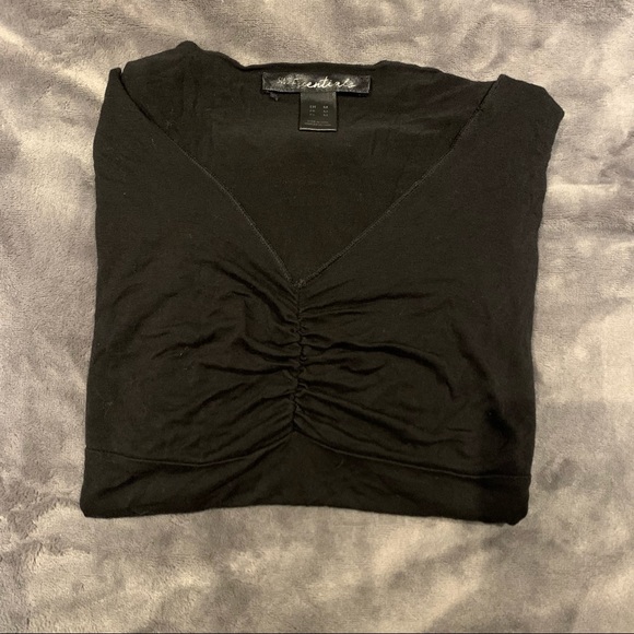 Black scrunch bust bodysuit - Picture 2 of 3